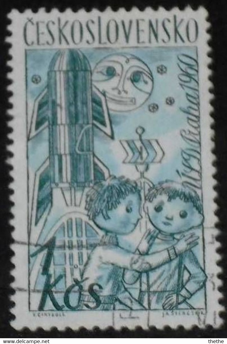 Tchecoslovaquie -  Marionnettes - Difficultés Avec La Lune - Marionnettes
