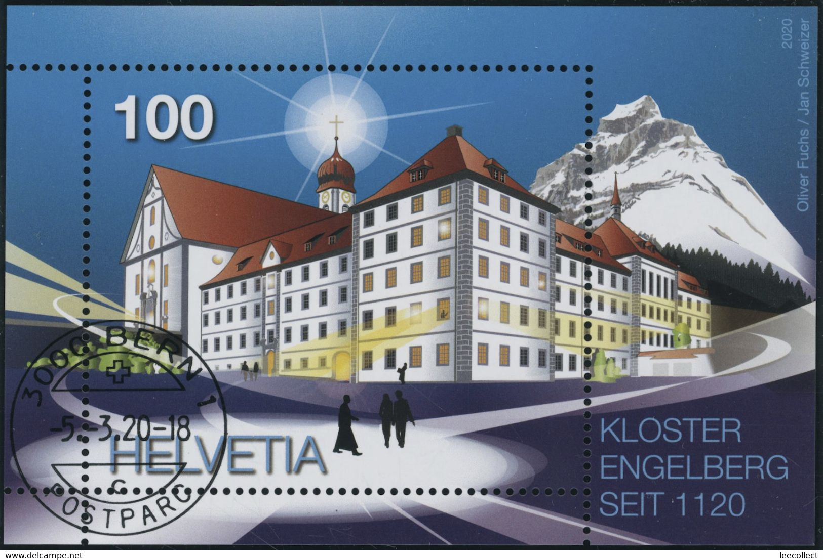 Suisse - 2020 - Engelberg - Block - Ersttag Stempel ET - Gebraucht