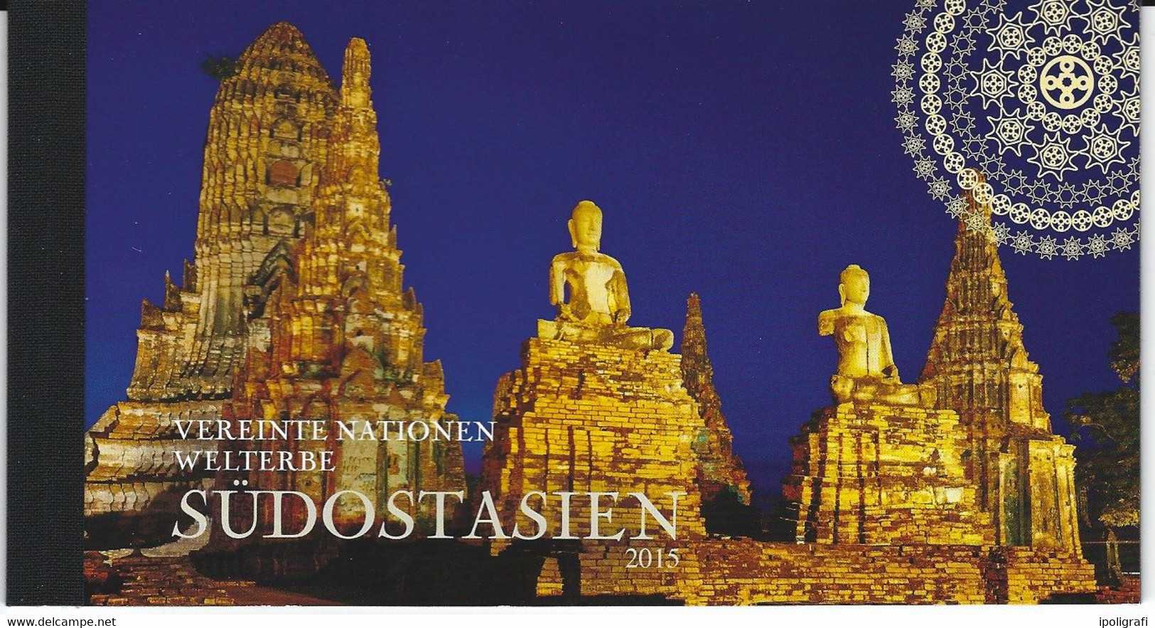 ONU Vienna 2015 Unesco Patrimonio Mondiale: Sud-Est Asiatico, Carnet Prestige Mnh - Carnets