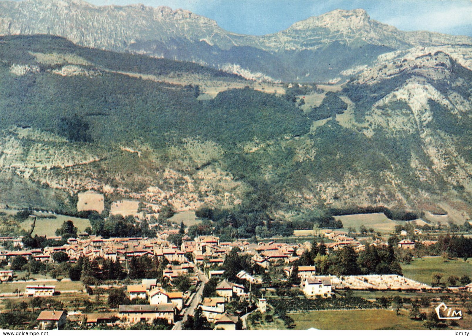 38 Vif Vue Générale Aérienne , Le Vercors CPSM GF Edit CIM Combier Cachet Oblitération Vif 1967 - Vif