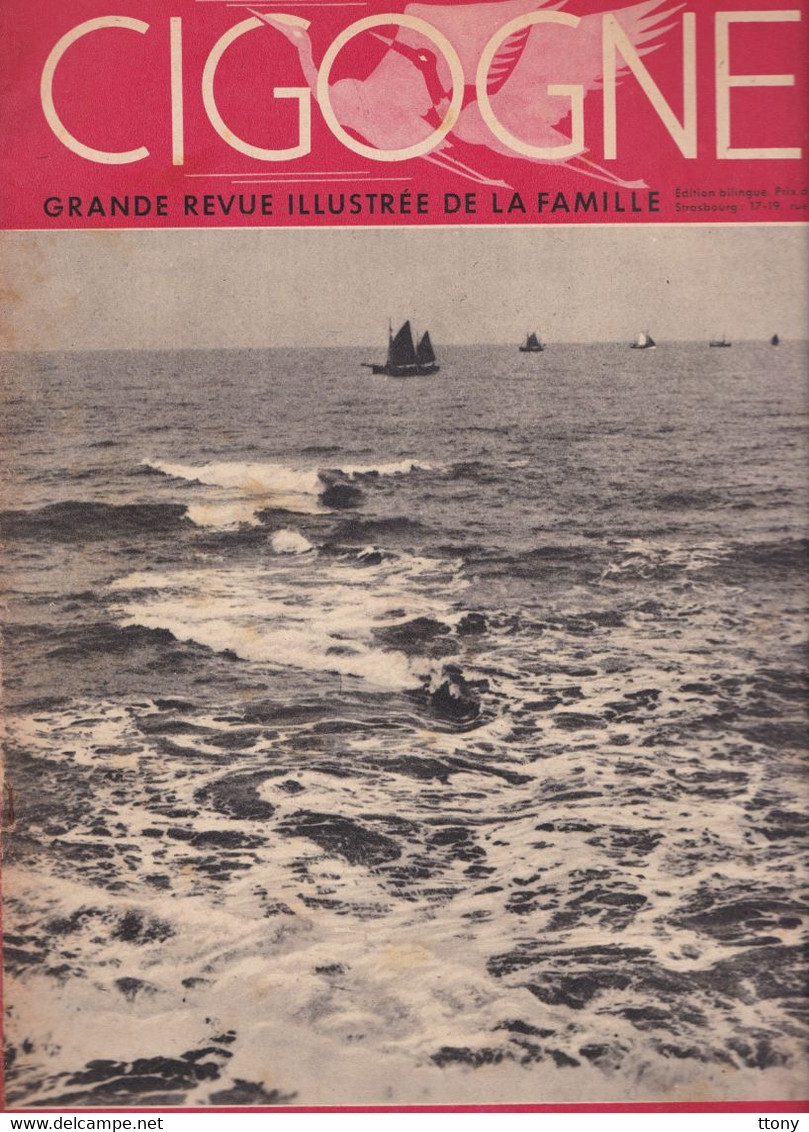 Revue Illustrée De La Famille Cigognes 1946  édition Strasbourg  Illustriertes Familienmagazin Auf Deutsch Et French - Enfants & Adolescents