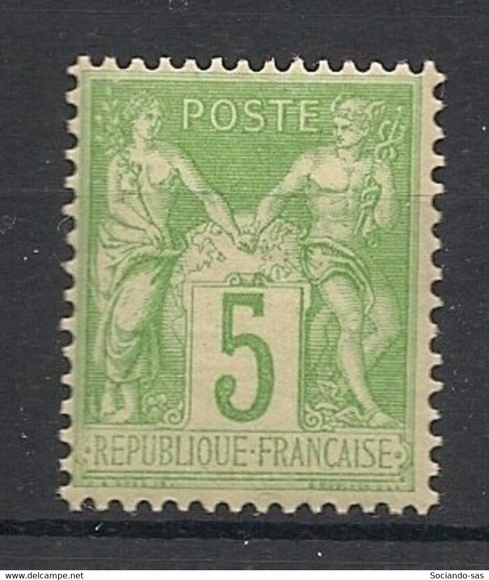 France - 1898 - N°Yv. 102 - Type Sage 5c Vert-jaune Type I - Neuf Luxe ** / MNH / Postfrisch - 1876-1878 Sage (Type I)