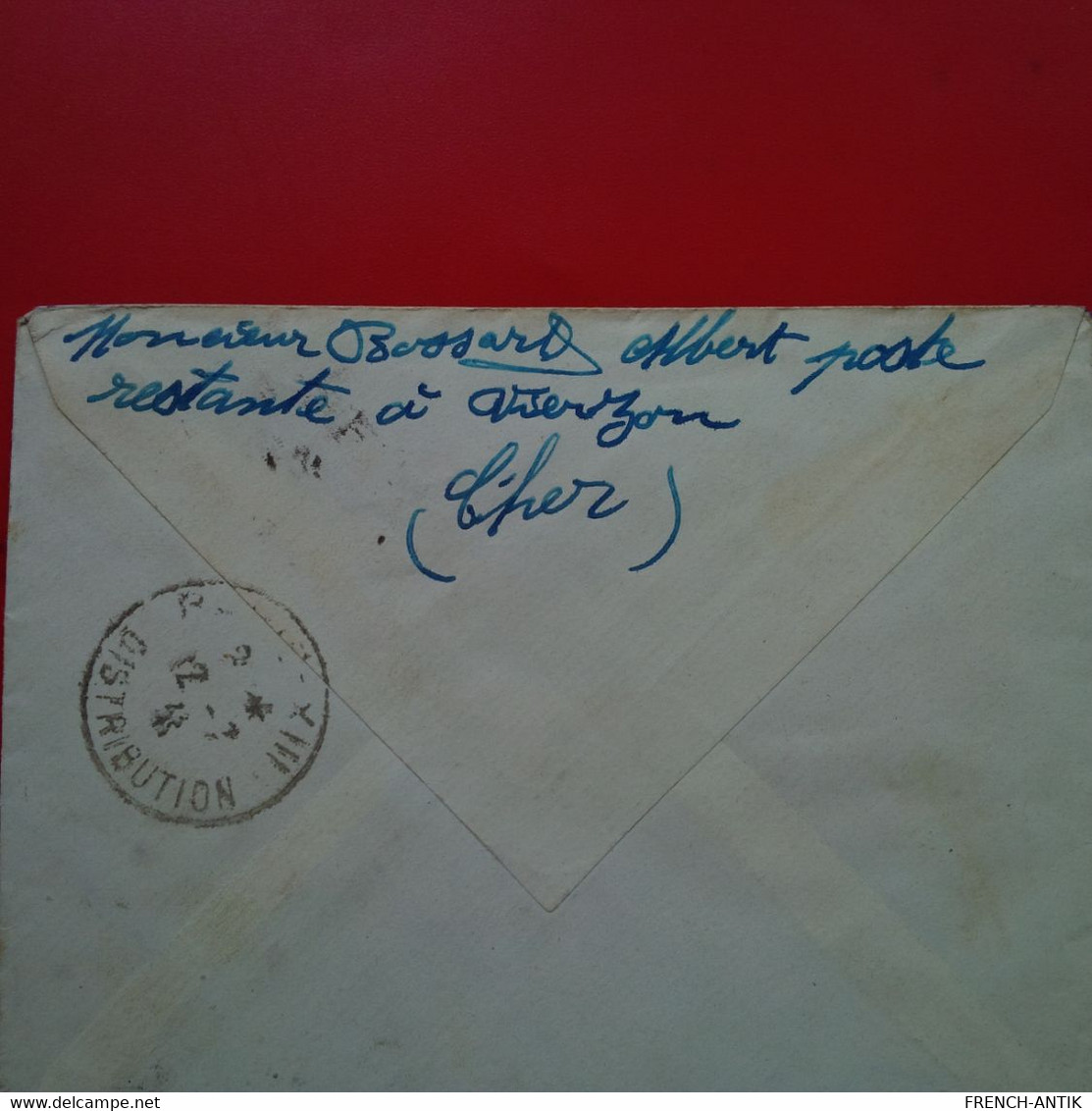 LETTRE RECOMMANDE VIERZON POUR PARIS - Covers & Documents