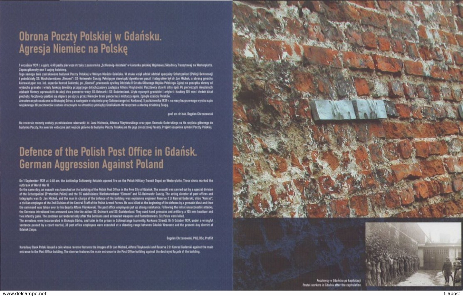 Poland 2021 Booklet / Defence Of The Polish Post In Gdansk. German Aggression Against Poland, Michon / Stamp MNH** - Booklets