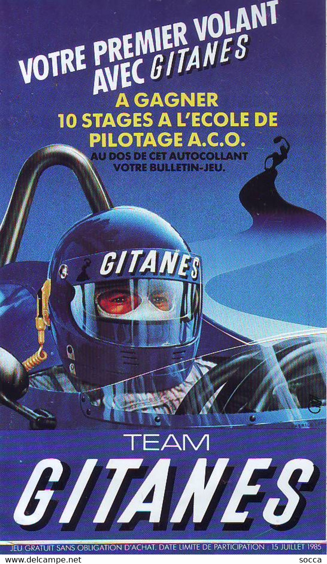 AUTOCOLLANT - Votre Premier Volant Avec GITANES - Team GITANES - Automobile - F1