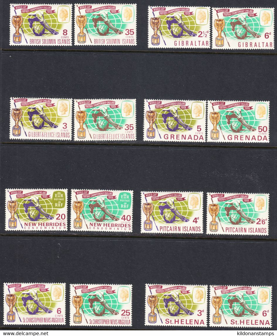 GB World Cup 1966 Omnibus, Mint No Hinge, 20 Sets, Sc# ,SG - Sonstige & Ohne Zuordnung