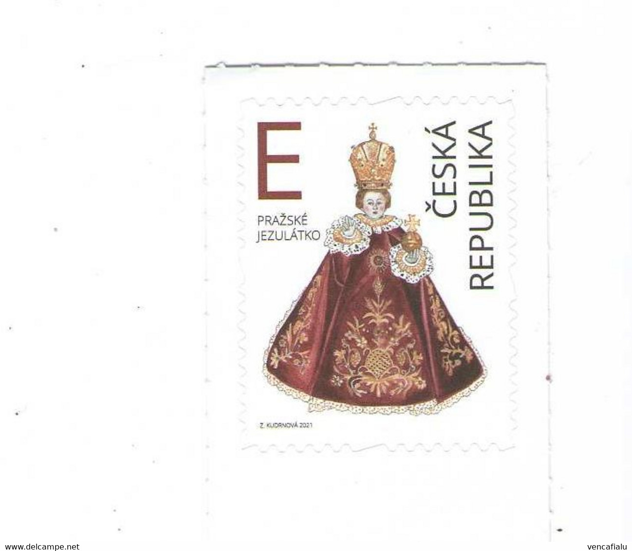 Year 2021 - Prague Baby, 1 Self Adhesive Stamp, MNH - Nuovi