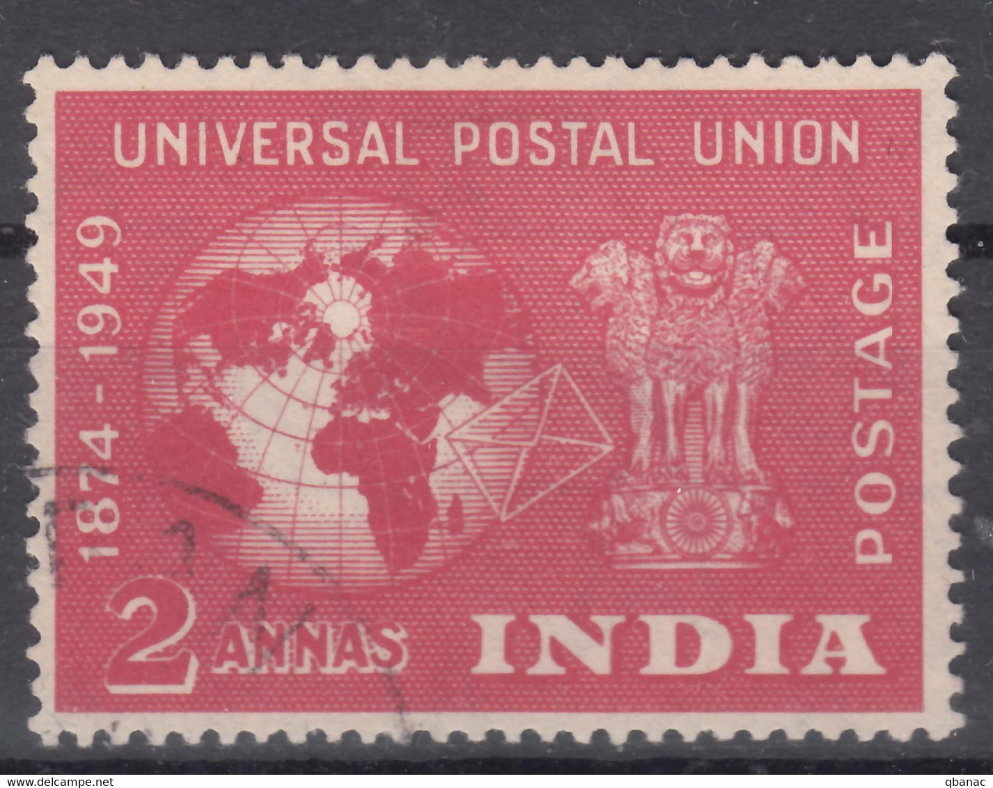 India 1949 UPU Mi#208 Used - Used Stamps