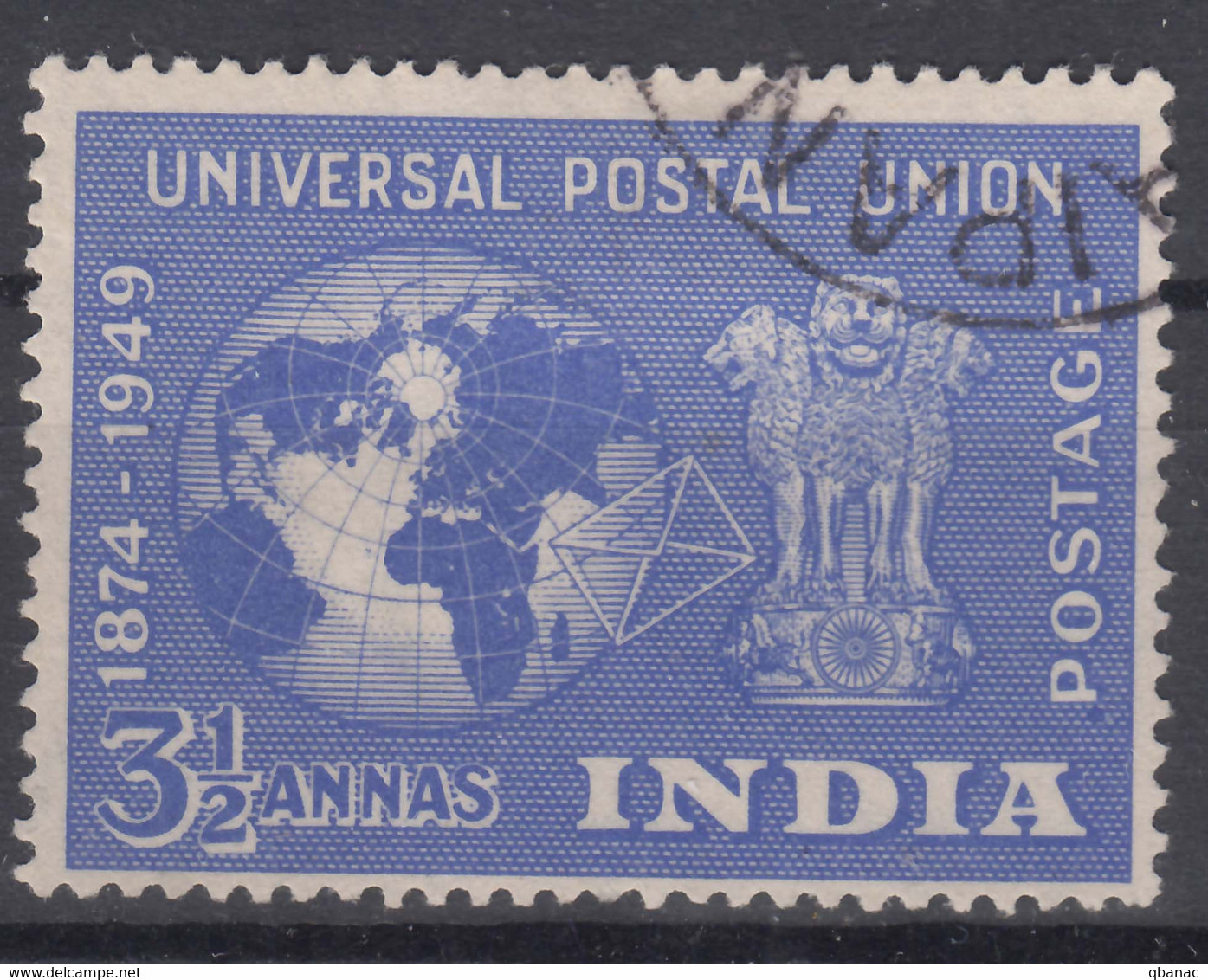 India 1949 UPU Mi#209 Used - Used Stamps