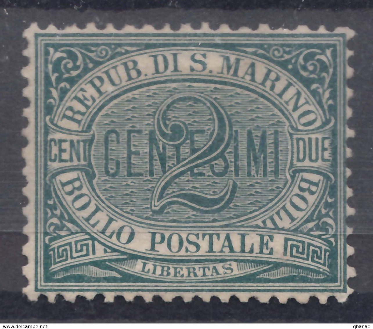 San Marino 1877 Mi#1 MNG - Nuevos