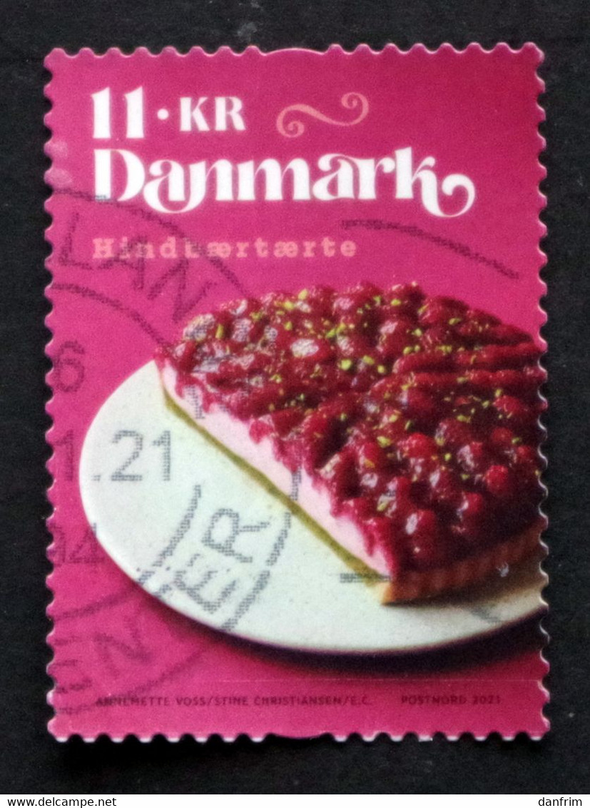 Denmark 2021 Gastronomy. Cakes Minr.2028 (lot G 27) - Usados
