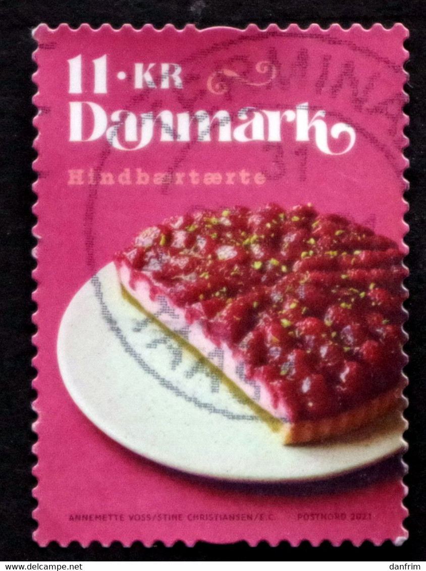 Denmark 2021 Gastronomy. Cakes Minr.2028 (lot G 43) - Usados