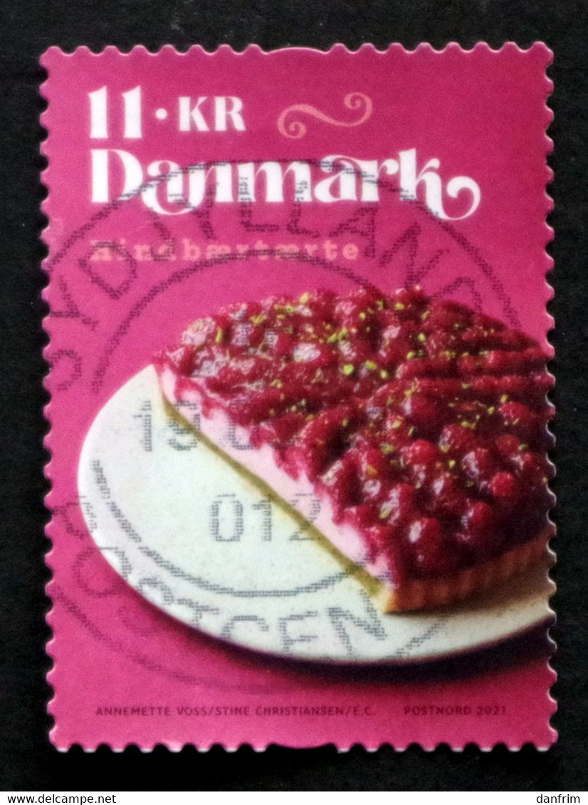 Denmark 2021 Gastronomy. Cakes Minr.2028 (lot G 46) - Oblitérés