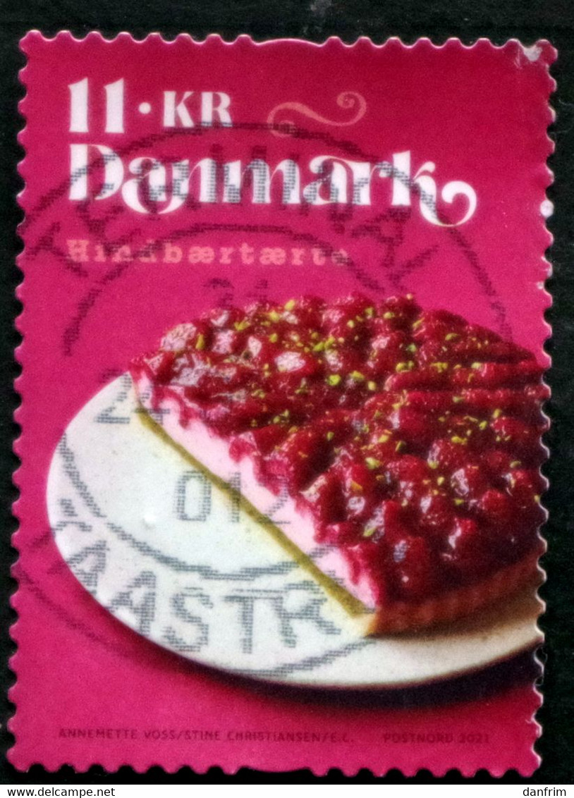 Denmark 2021 Gastronomy. Cakes Minr.2028 (lot G 191) - Oblitérés