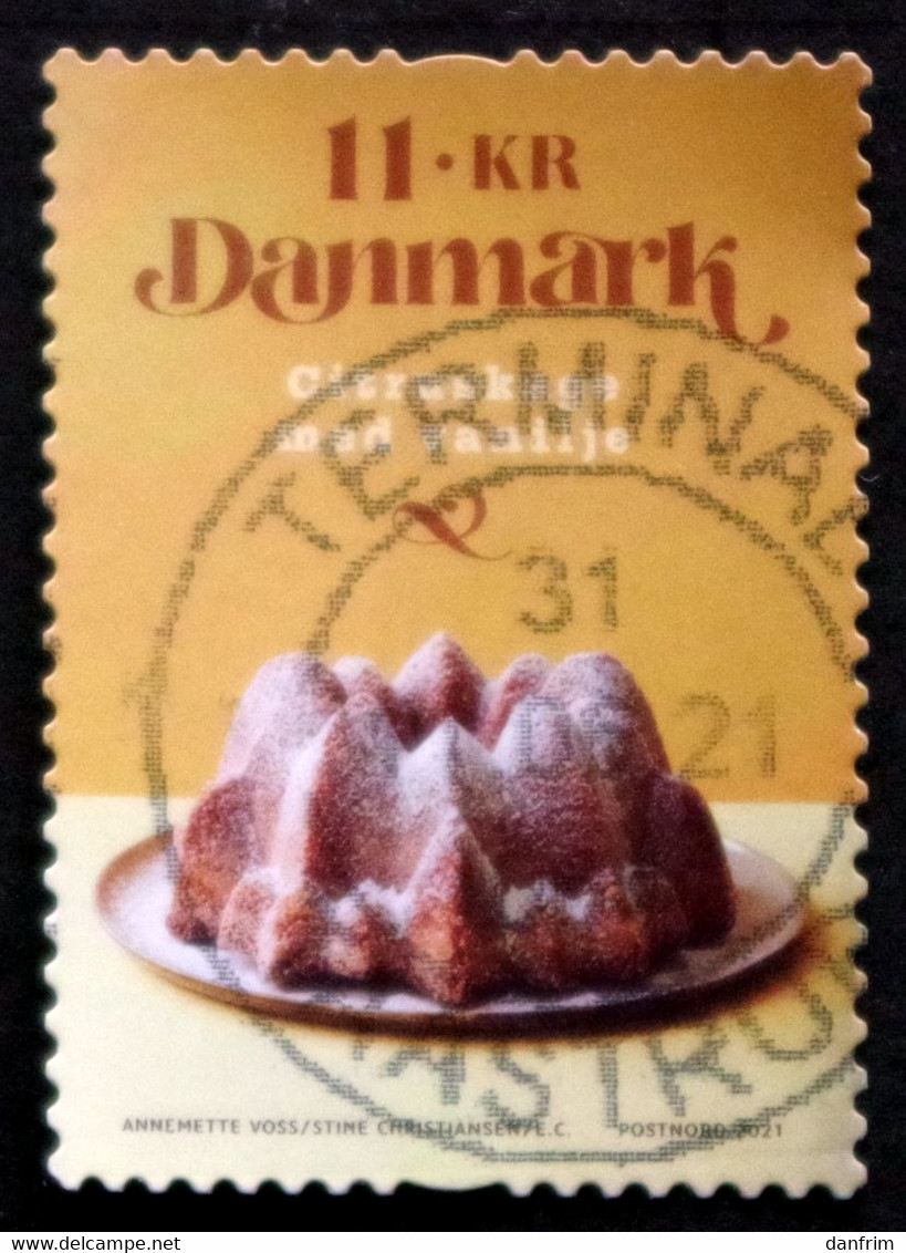 Denmark 2021 Gastronomy. Cakes Minr.2027 (lot G 193) - Oblitérés