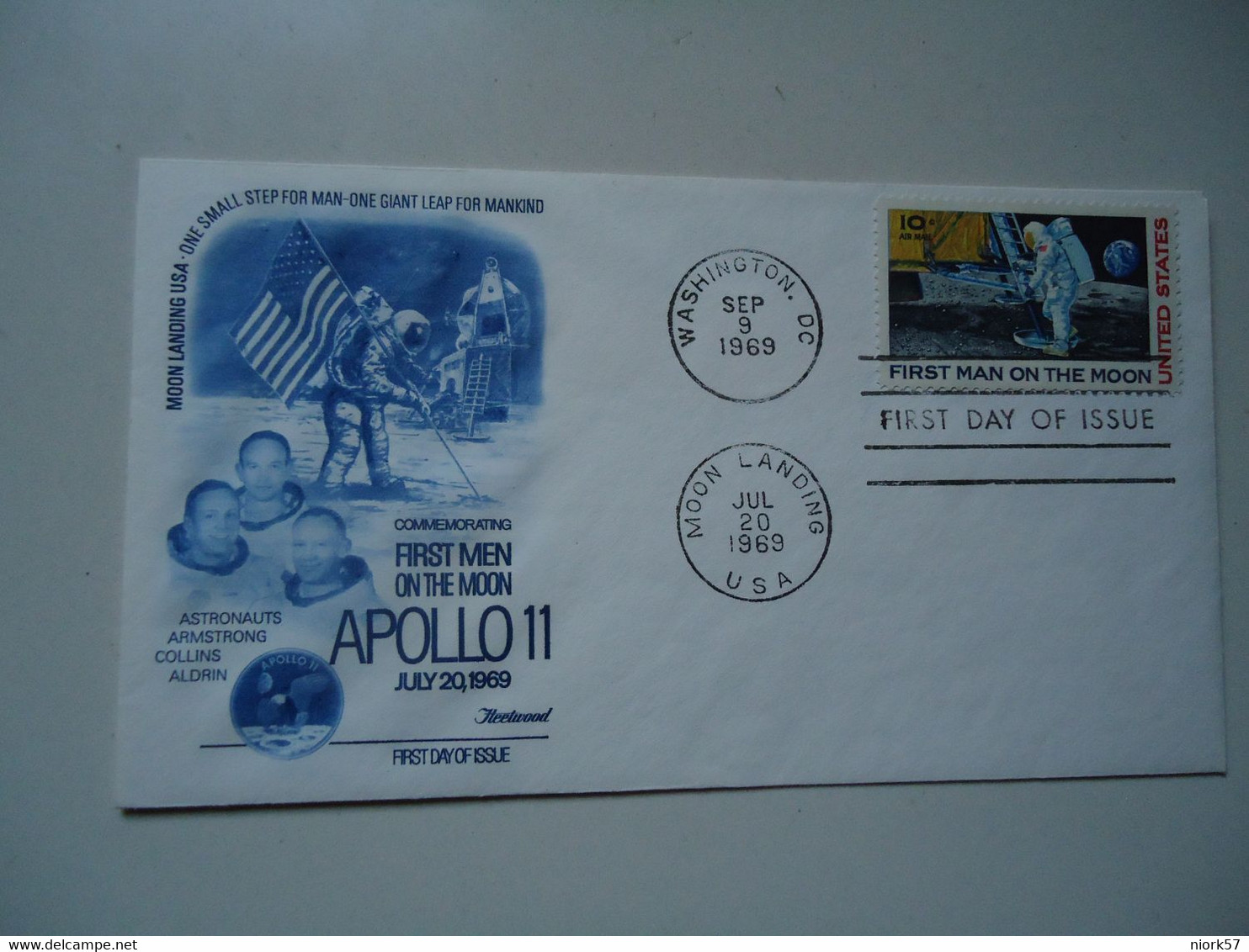 UNITED   STATES  FDC  SPACE    FIRST  MEN OF THE MOON  APOLLO 11 - Sonstige & Ohne Zuordnung