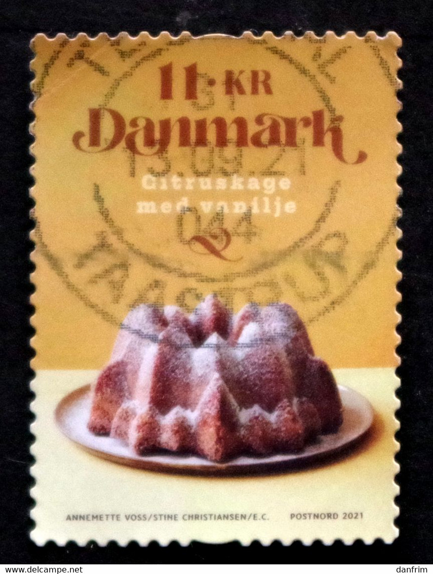 Denmark 2021 Gastronomy. Cakes Minr.2027 (lot G 306) - Usados