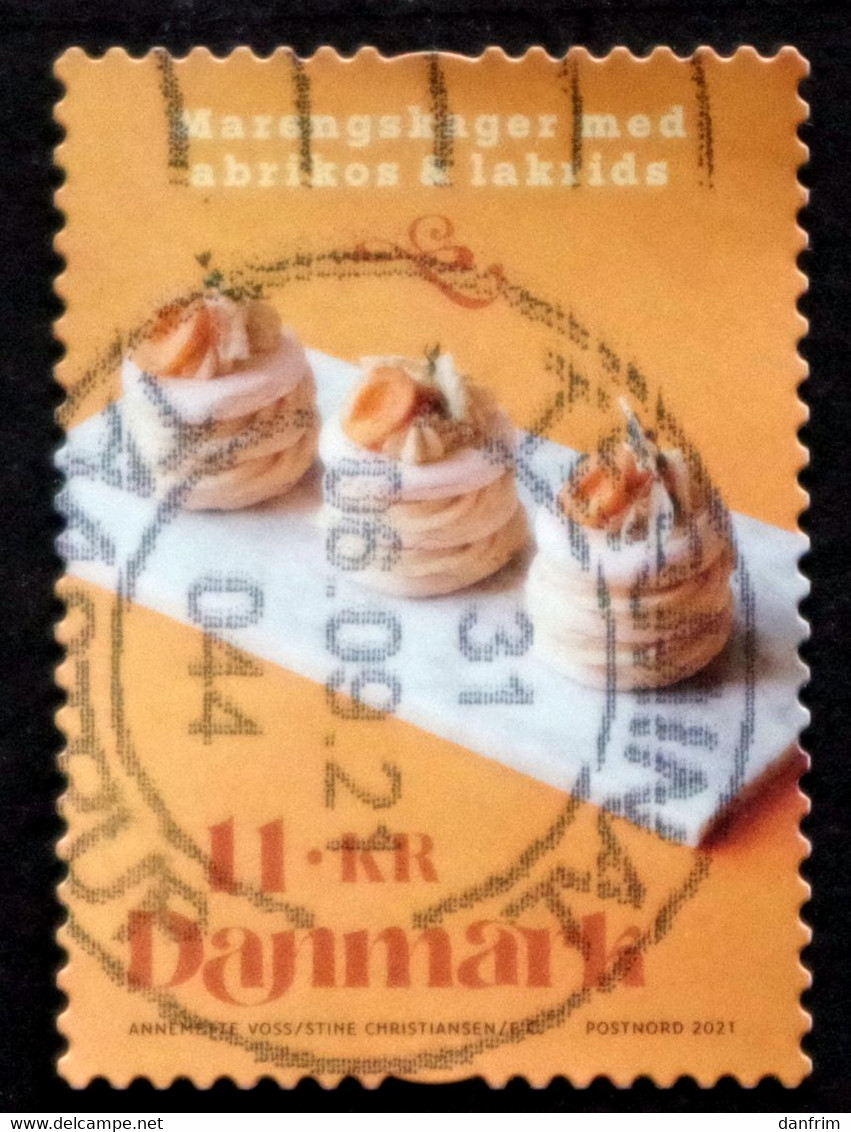 Denmark 2021 Gastronomy. Cakes Minr.2030 (lot G 456) - Usados