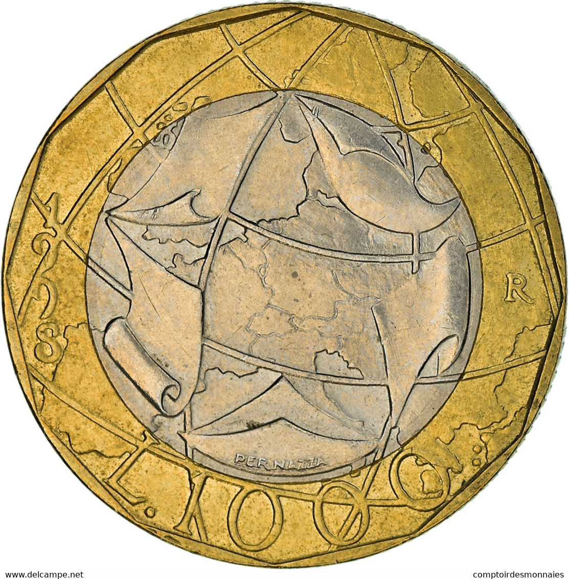 Monnaie, Italie, 1000 Lire, 1998, Rome, TTB, Bi-Metallic, KM:194 - 1 000 Liras