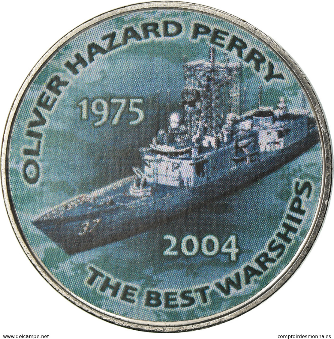 Monnaie, Zimbabwe, Shilling, 2017, Warship - Oliver Hazard Perry, SPL, Nickel - Zimbabwe