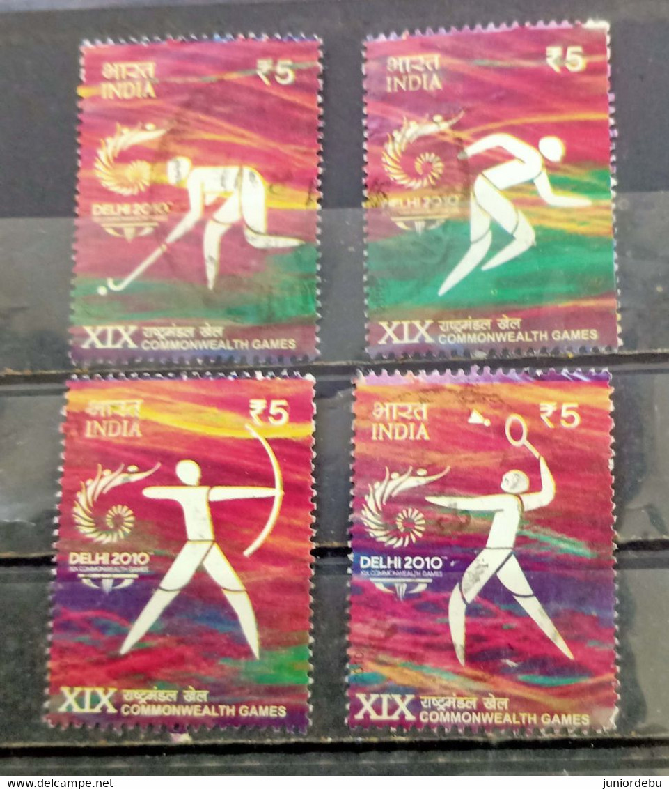 India - 2010- Commonwealth Games  -  Set - Fine Used. (D) - Used Stamps
