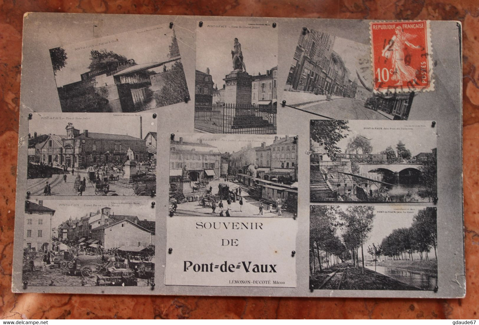 PONT-DE-VAUX (01) - SOUVENIR - Pont-de-Vaux