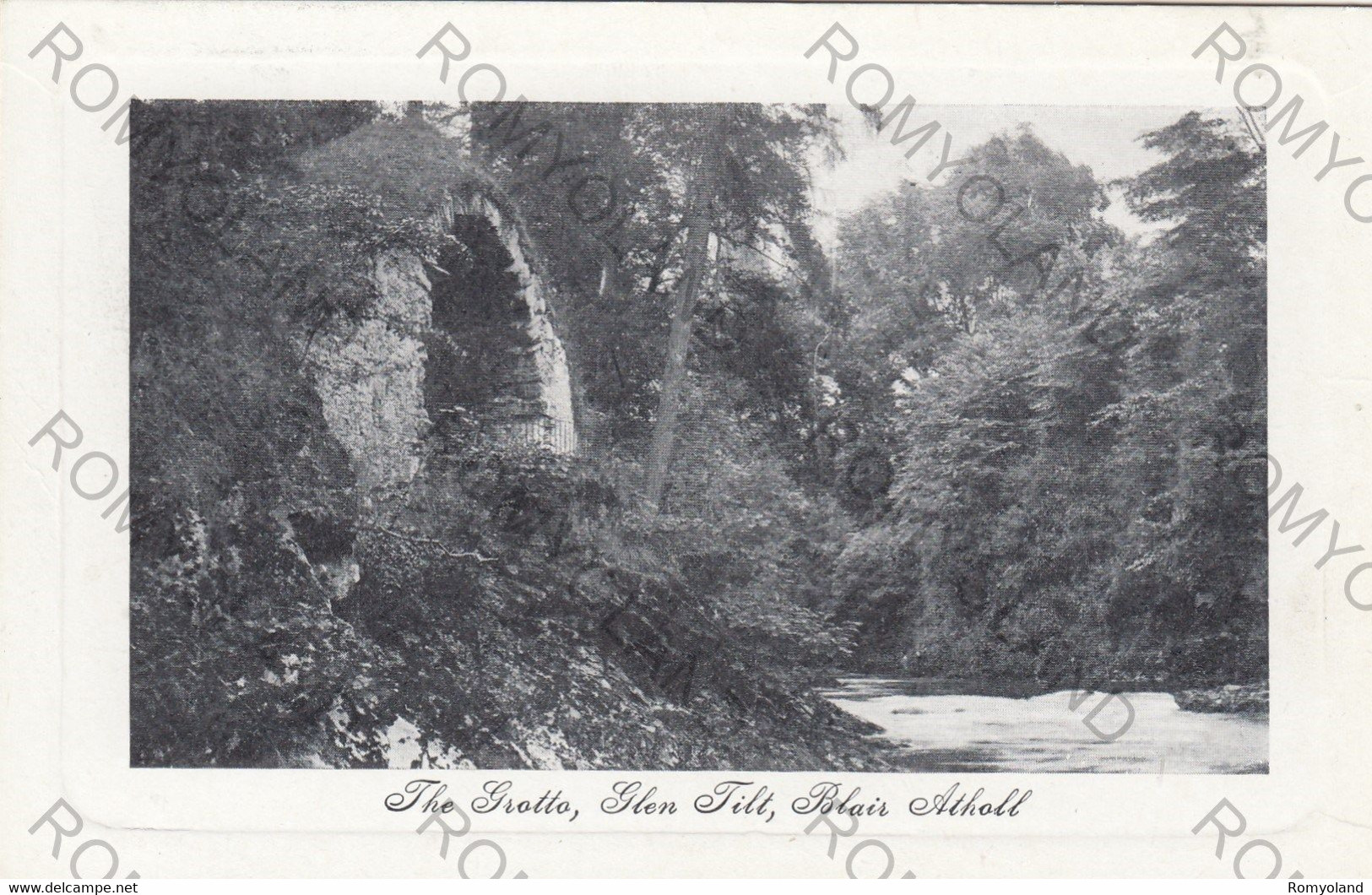 CARTOLINA  BLAIR ATHOLL,PERTHSHIRE.SCOZIA,REGNO UNITO,GLEN TILT,THE GROTTO,NON VIAGGIATA - Perthshire