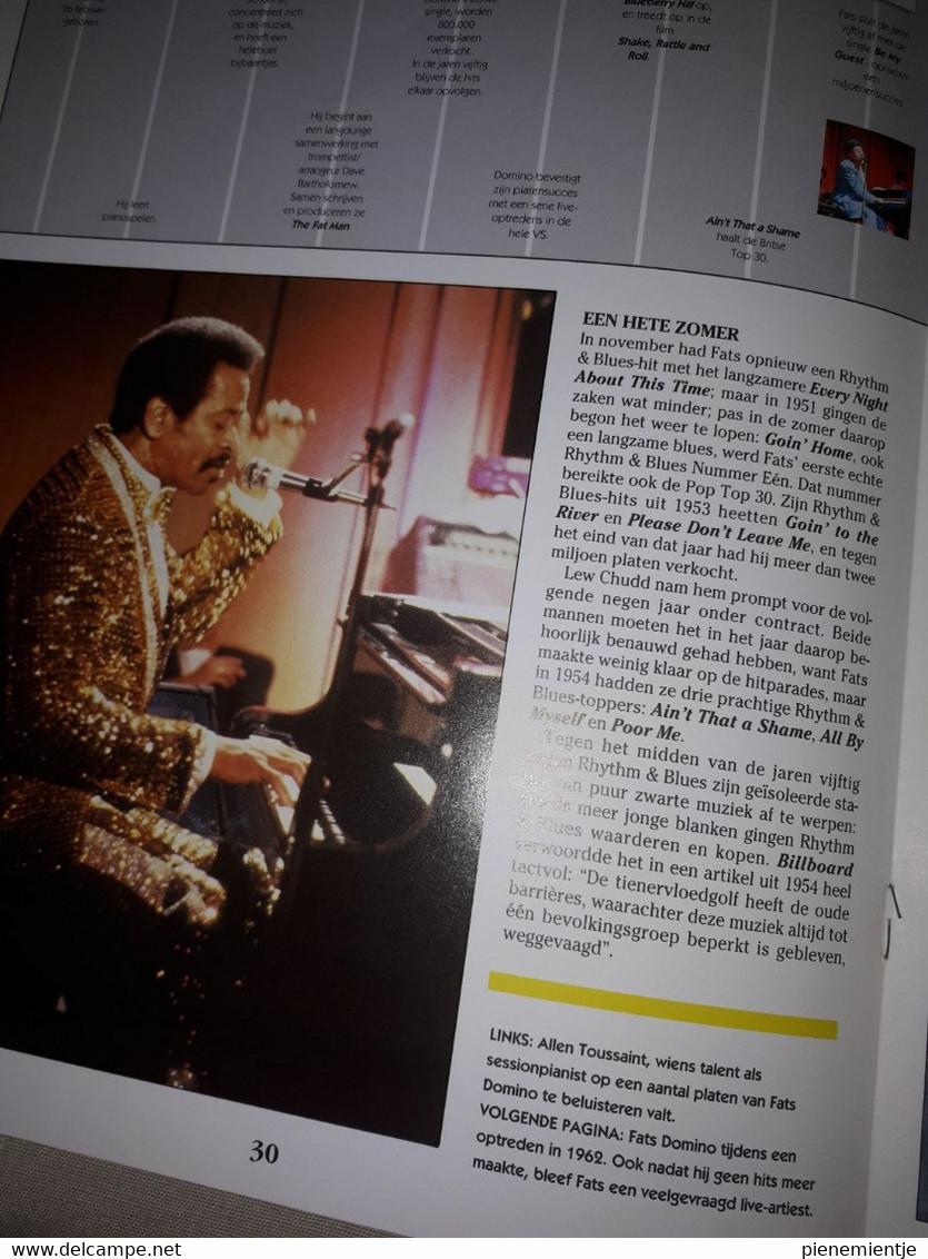 Tijdschriften Van Fats Domino En B.B.King. De Geschiedenis Van De Blues - Muzik