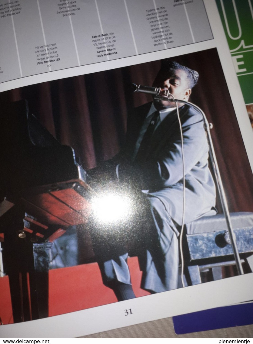 Tijdschriften van Fats Domino en B.B.King. de geschiedenis van de Blues