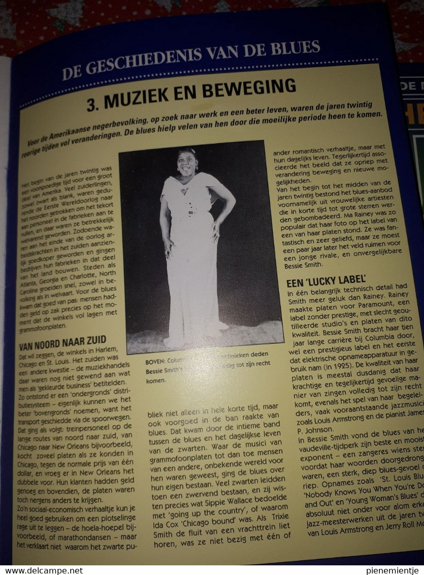 Tijdschriften van Fats Domino en B.B.King. de geschiedenis van de Blues