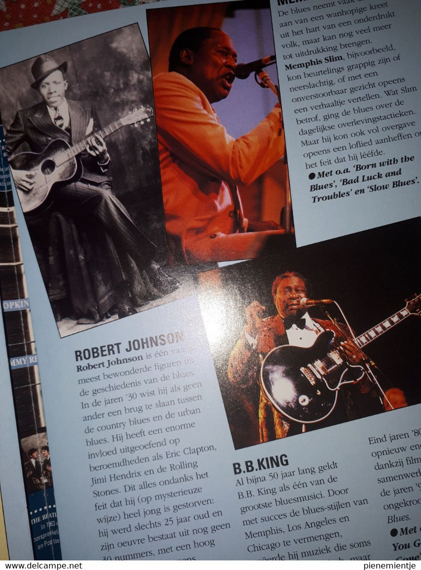 Tijdschriften van Fats Domino en B.B.King. de geschiedenis van de Blues