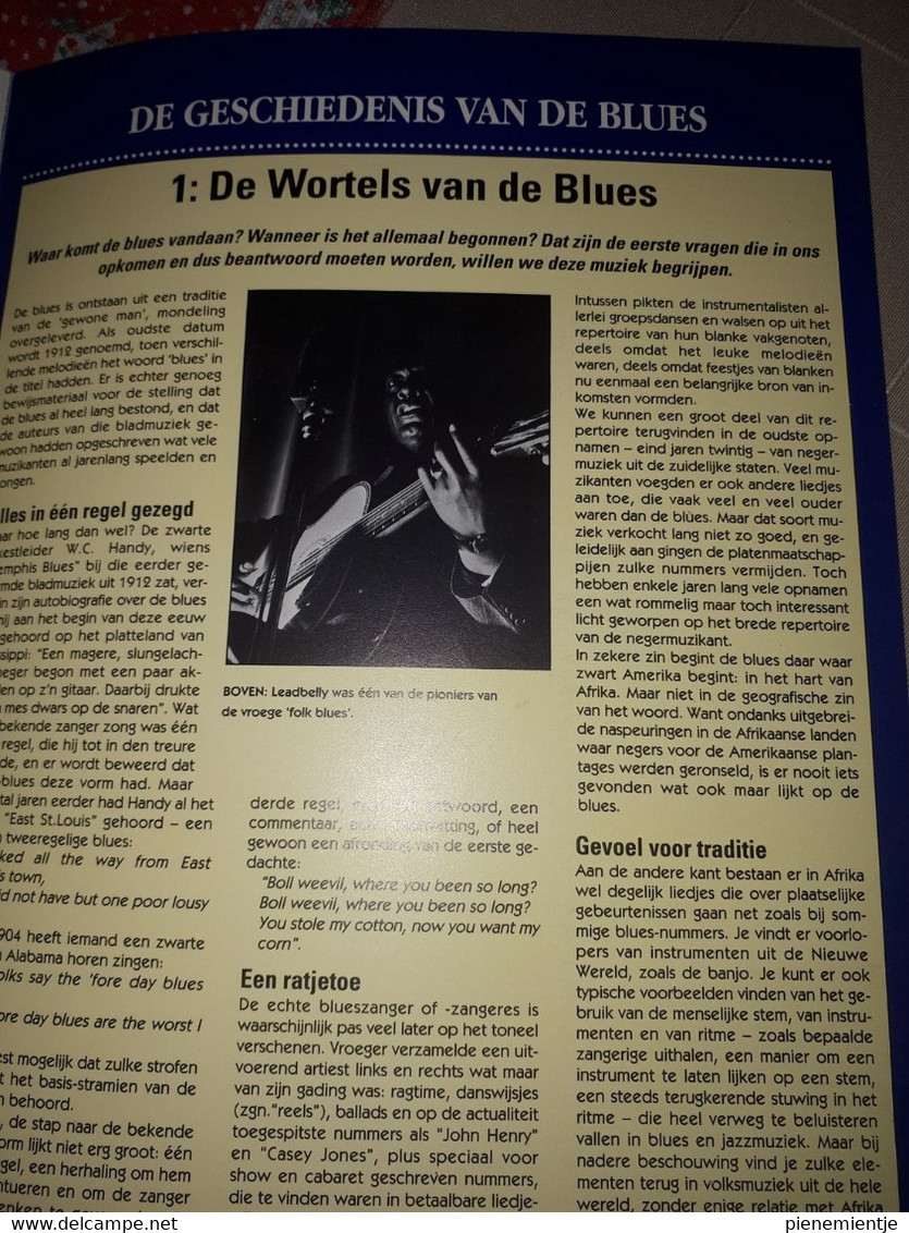 Tijdschriften van Fats Domino en B.B.King. de geschiedenis van de Blues