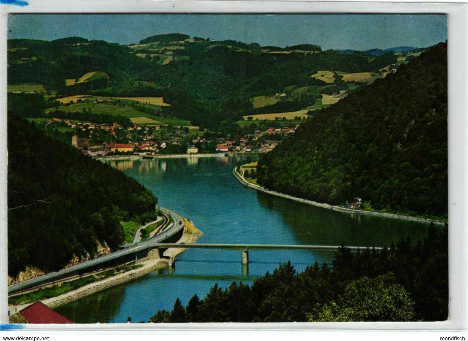 Grein - Donaubrücke 1988 - Grein