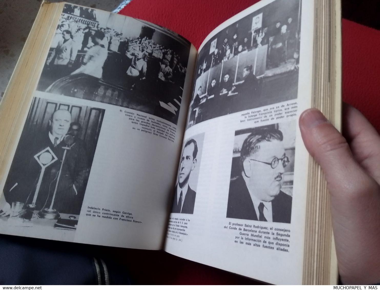 SPAIN ESPAÑA LIBRO HISTORIA DEL FRANQUISMO RICARDO DE LA CIERVA ORÍGENES Y CONFIGURACIÓN 1939-1945, 436 PÁGINAS..FRANCO.