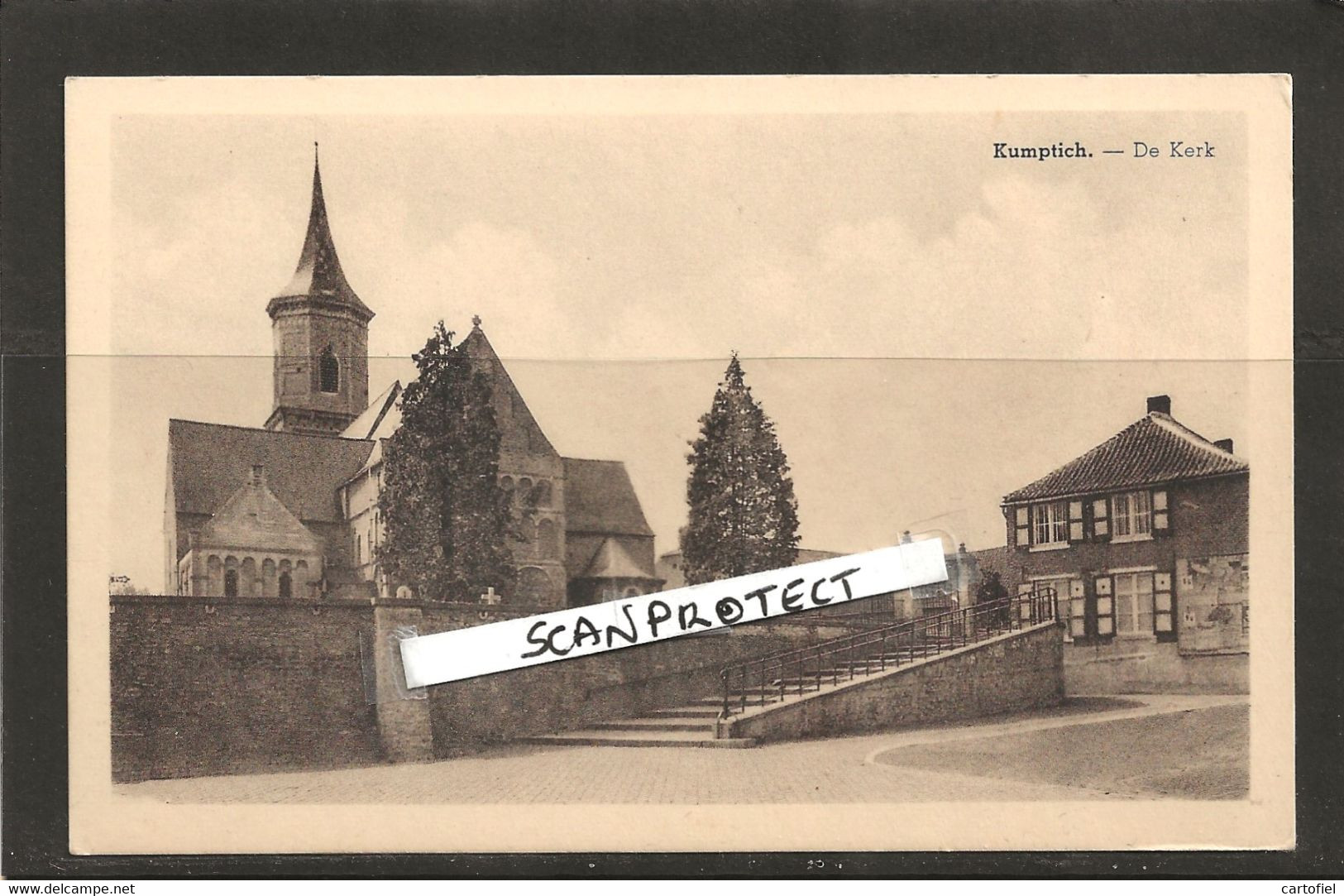 KUMPTICH-DE KERK-EGLISE-UITGAVE KINDEREN KEMPENEERS-BEERNAERT-NIET VERSTUURDE KAART-ZIE DE 2 SCANS-RARE ! ! ! - Tienen