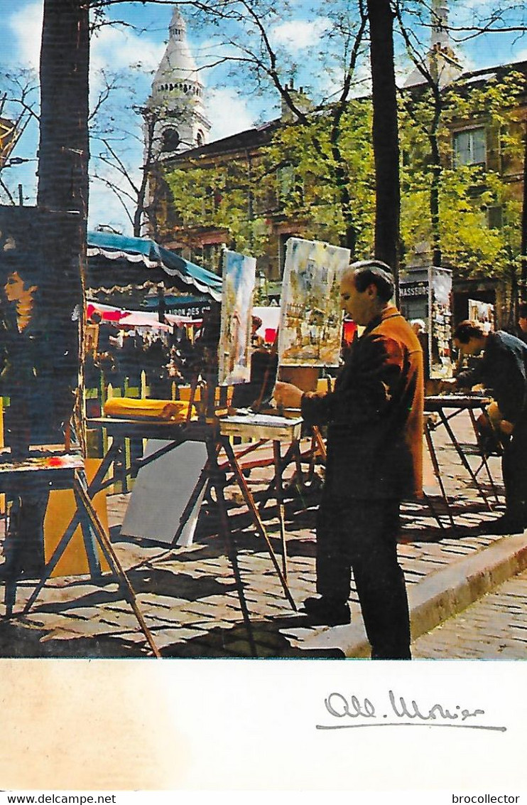 Albert MONIER  - Place Du Tertre  No 10235 - Monier