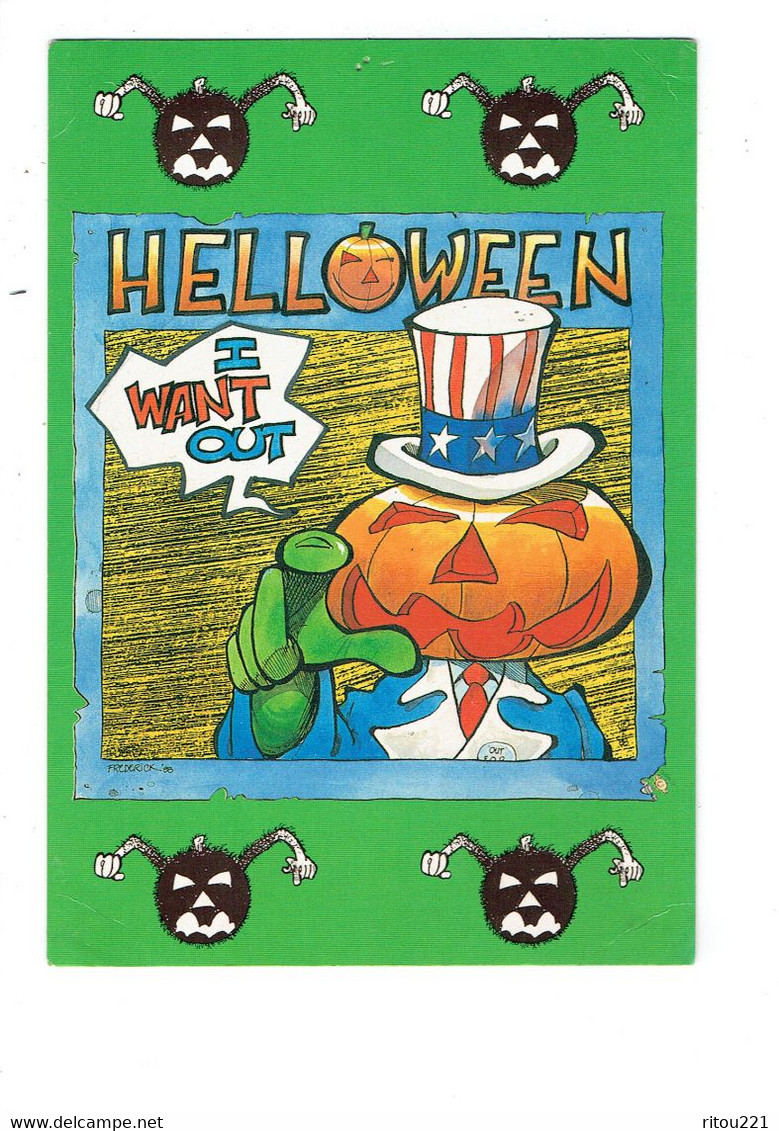 Cpm HALLOWEEN - Illustration - Citrouille - Monstre - Halloween