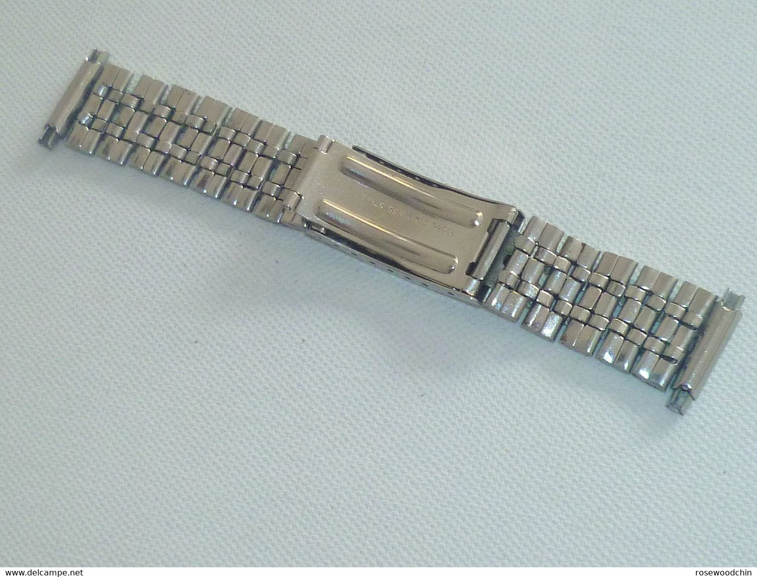 Vintage Stainless Steel Watch Band Bracelet Lug 16-21 Mm (#46) - Montres Gousset