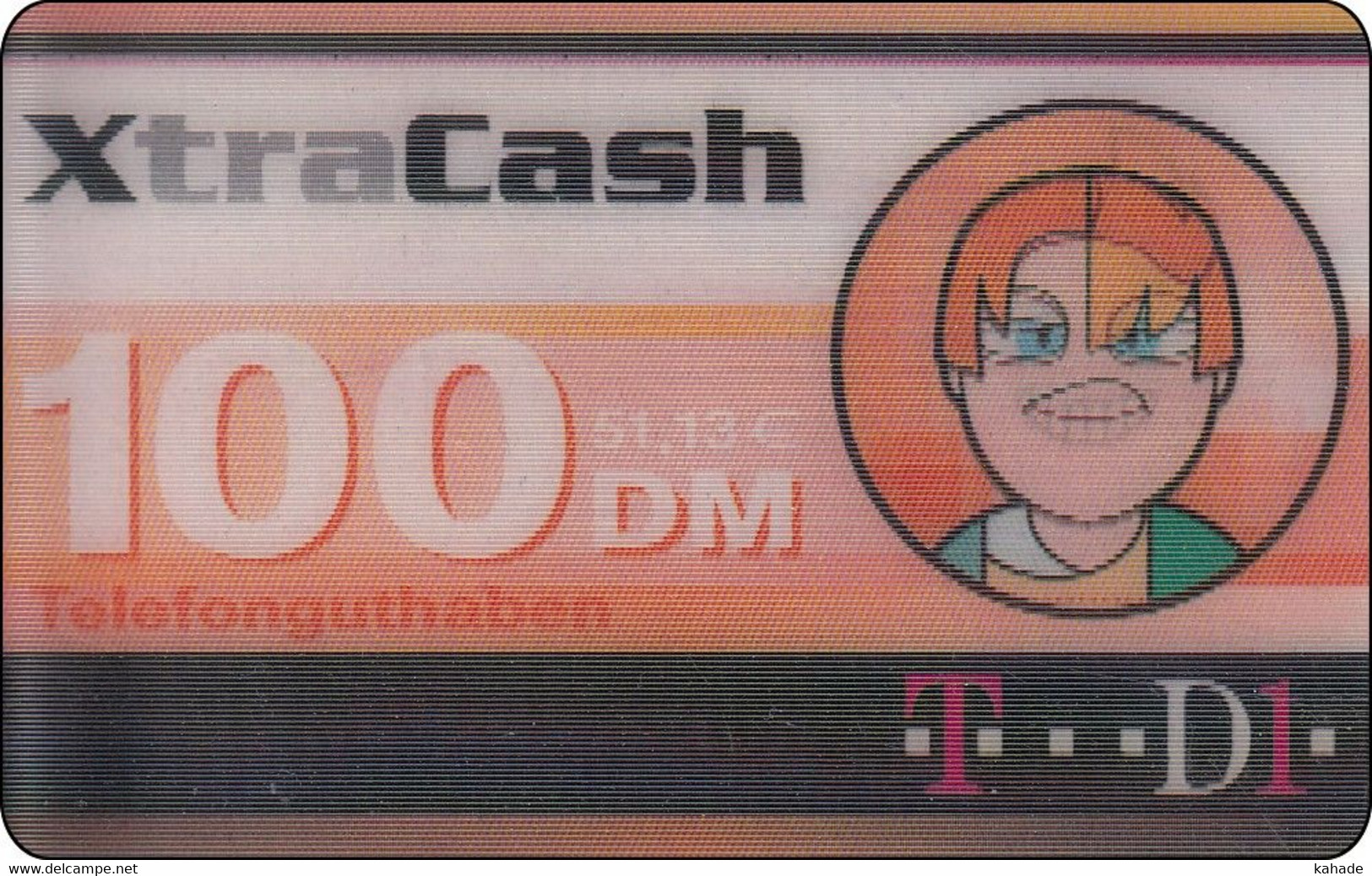 Germany  Phonecard Xtra Cash 100 Mark 3D - T-Pay Micro-Money