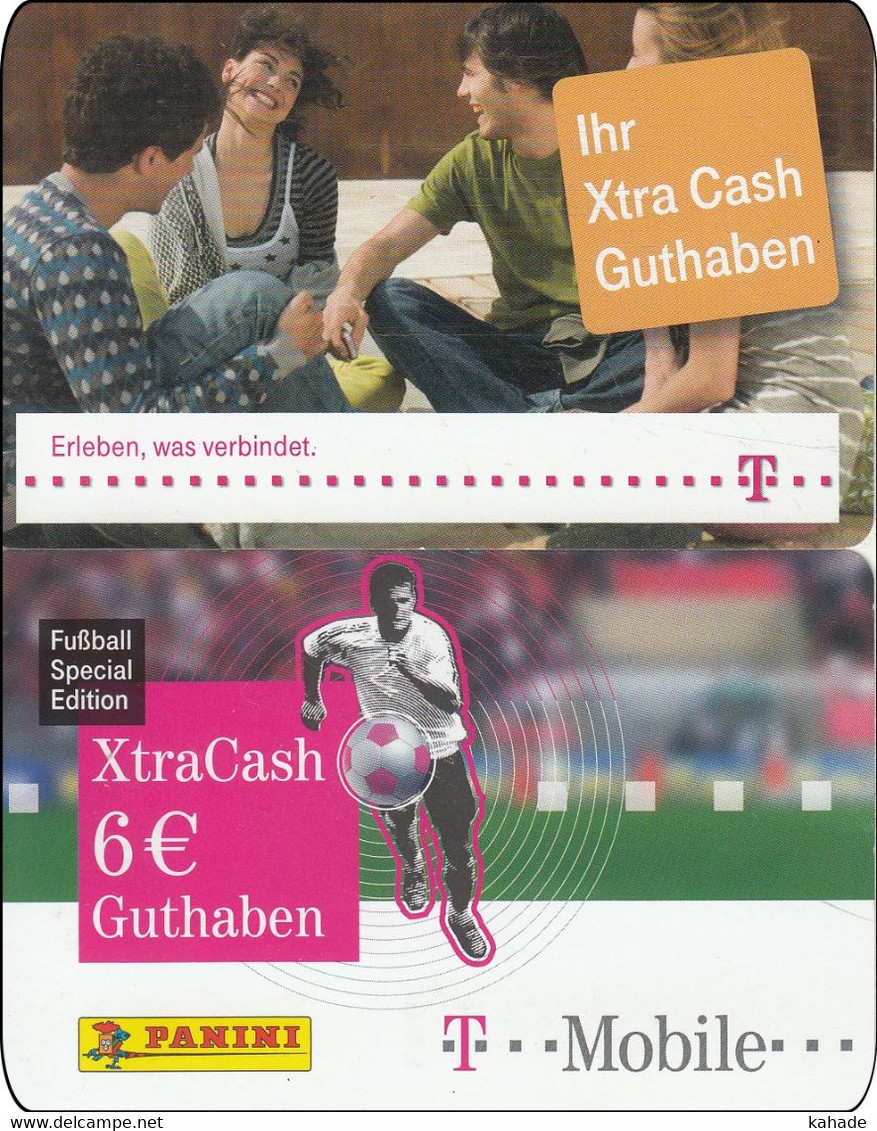 2 X Germany  Phonecard Xtra Cash Fussball Soccer Und Gruppe - T-Pay Micro-Money