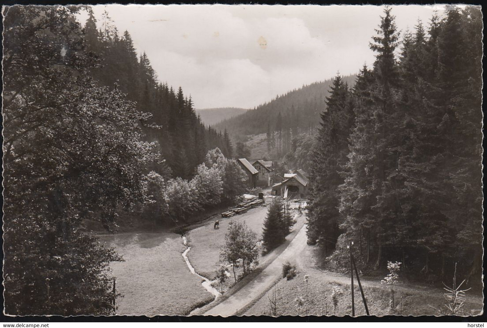 D-95233 Helmbrechts - Bischofsmühle - Frankenwald - Sägewerk - Nice Stamp (1957 Freiburg) - Helmbrechts