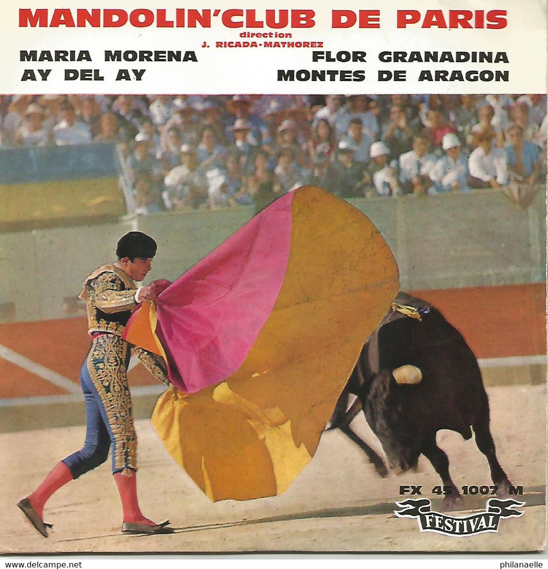 Le Mandolin'club De Paris - Maria Morena, Ay Del Ay, Flor Granadina, Montes De Aragon - 1954 - Instrumentaal