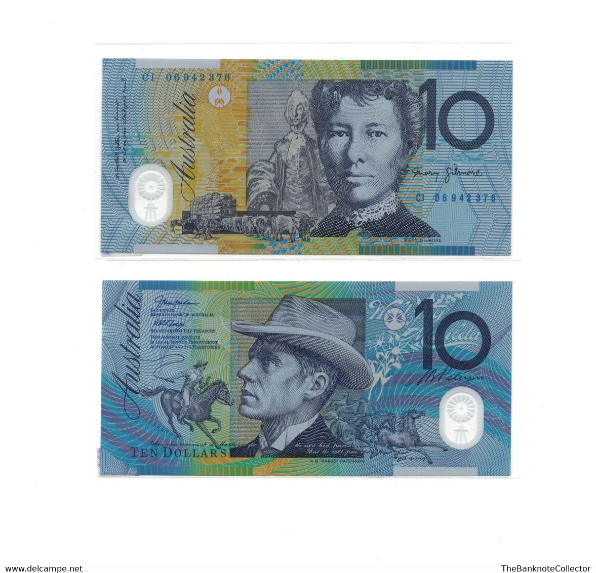 Australia 10 Dollars MacFarlane & Henry 2006 Prefix CI Polymer Issue P-58 UNC - 1992-2001 (kunststoffgeldscheine)