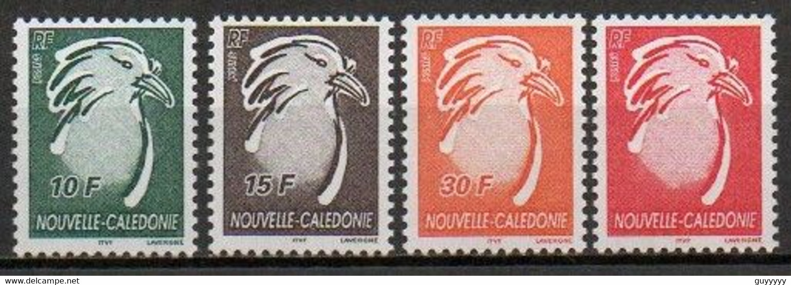 Nouvelle-Calédonie - 2003 - N° Yvert : 885 à 888 ** - Série Courante, Le Cagou - Nuevos