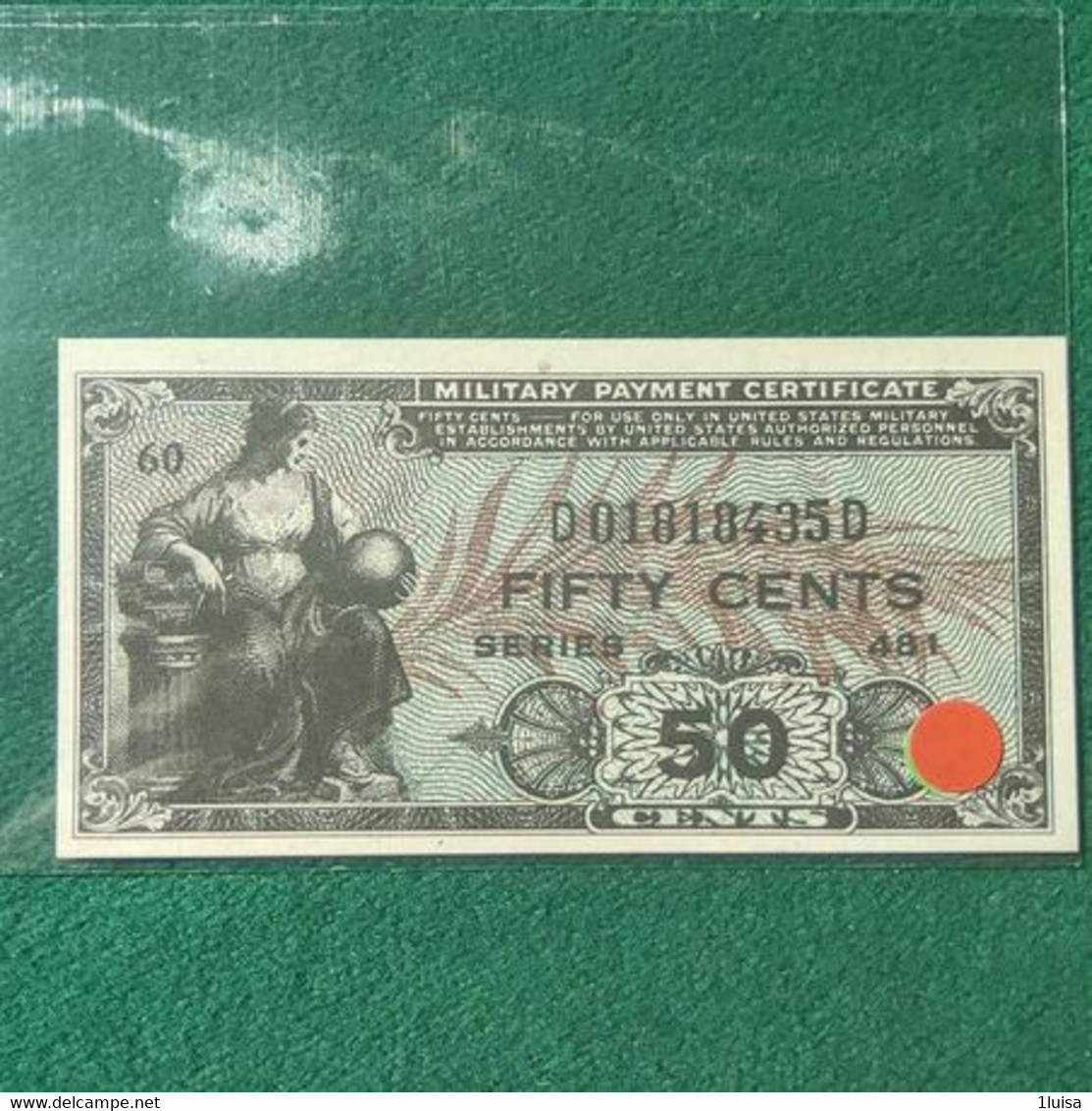 STATI UNITI 50 CENT  COPY - 1951-1954 - Series 481