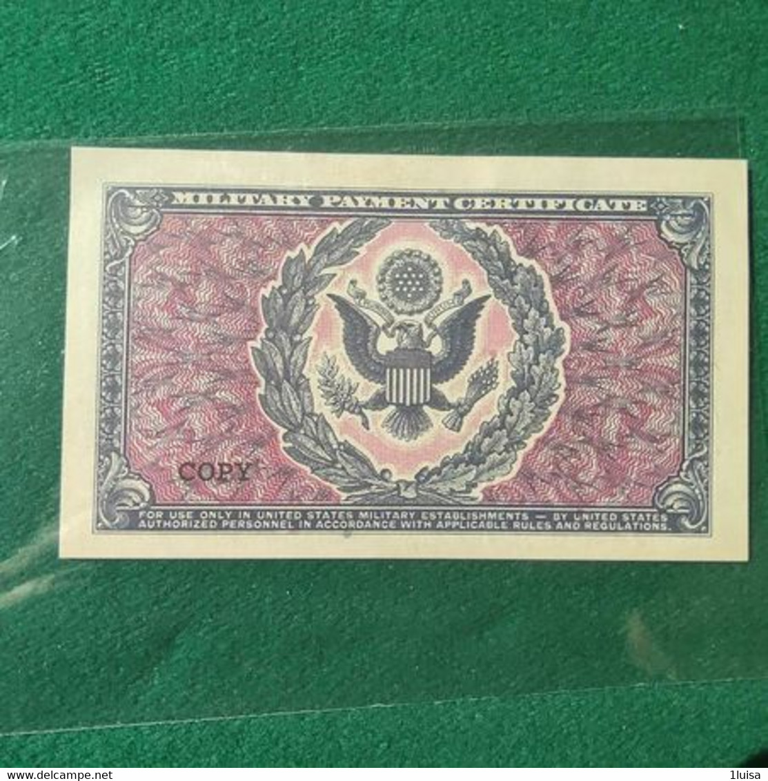 STATI UNITI 1 DOLLAR  COPY - 1951-1954 - Serie 481