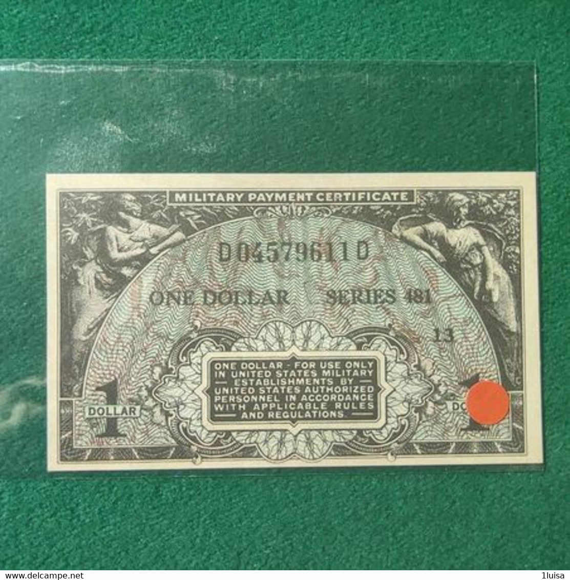 STATI UNITI 1 DOLLAR  COPY - 1951-1954 - Serie 481