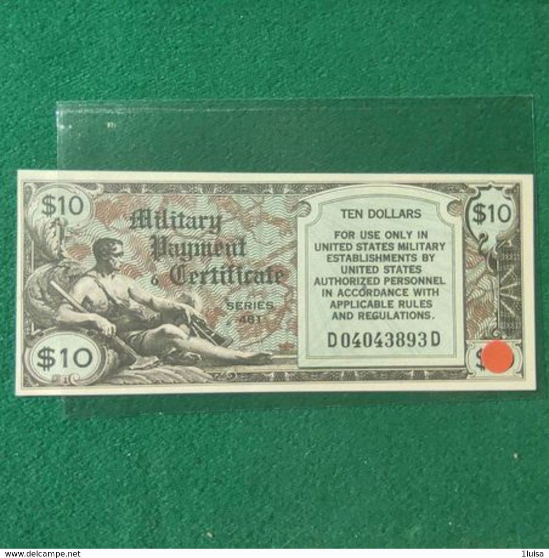 STATI UNITI 5 DOLLARS  COPY - 1951-1954 - Serie 481