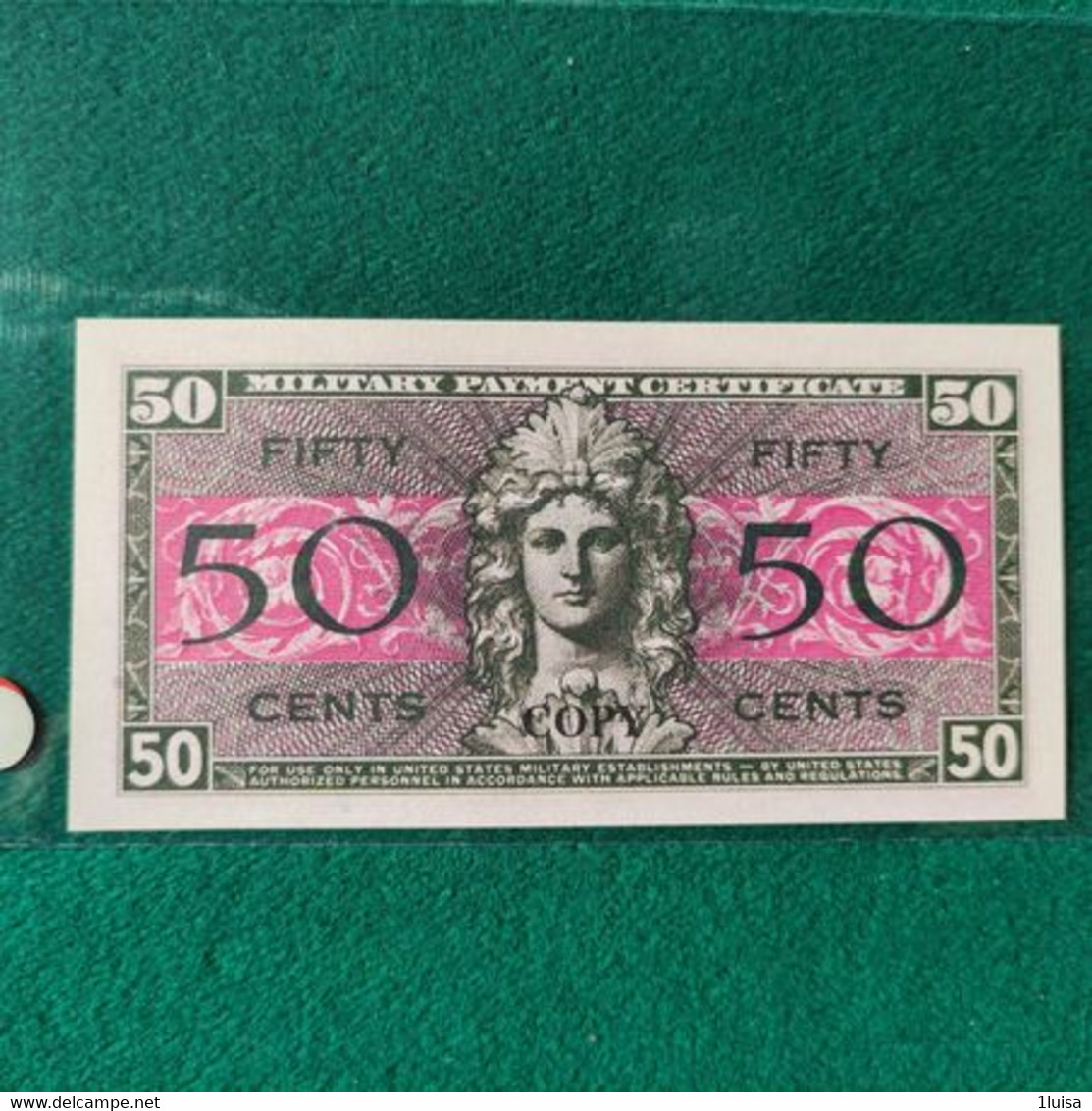 STATI UNITI 50 CENT COPY - 1954-1958 - Series 521