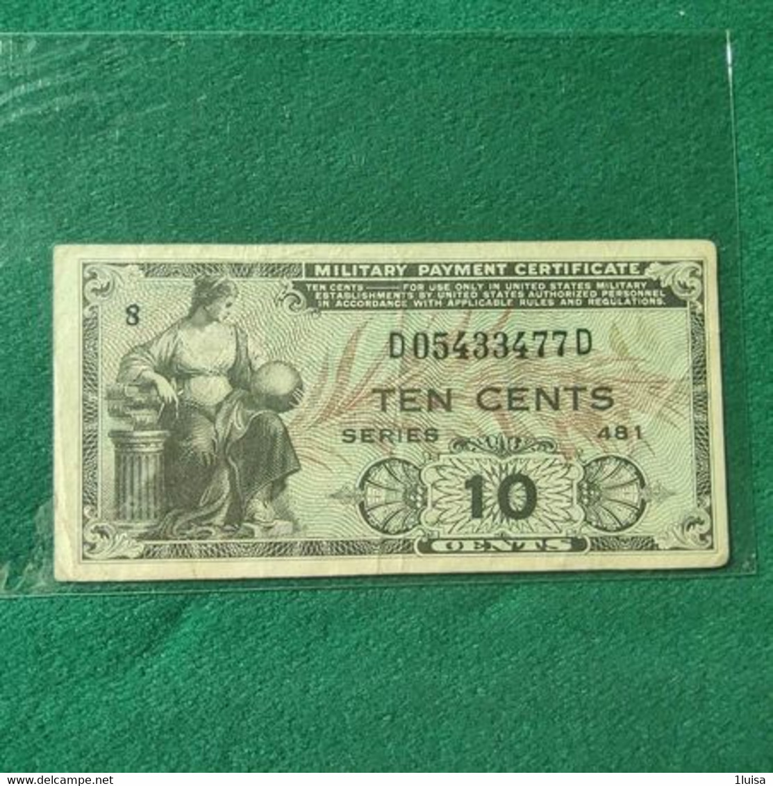 STATI UNITI 10 CENT - 1951-1954 - Reeksen 481